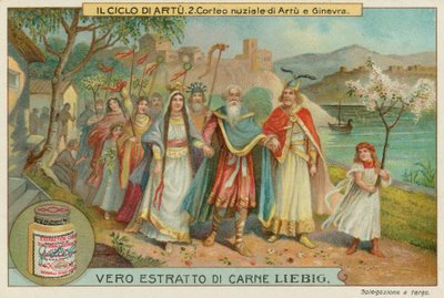 The Marriage of King Arthur and Queen Guinevere by European School